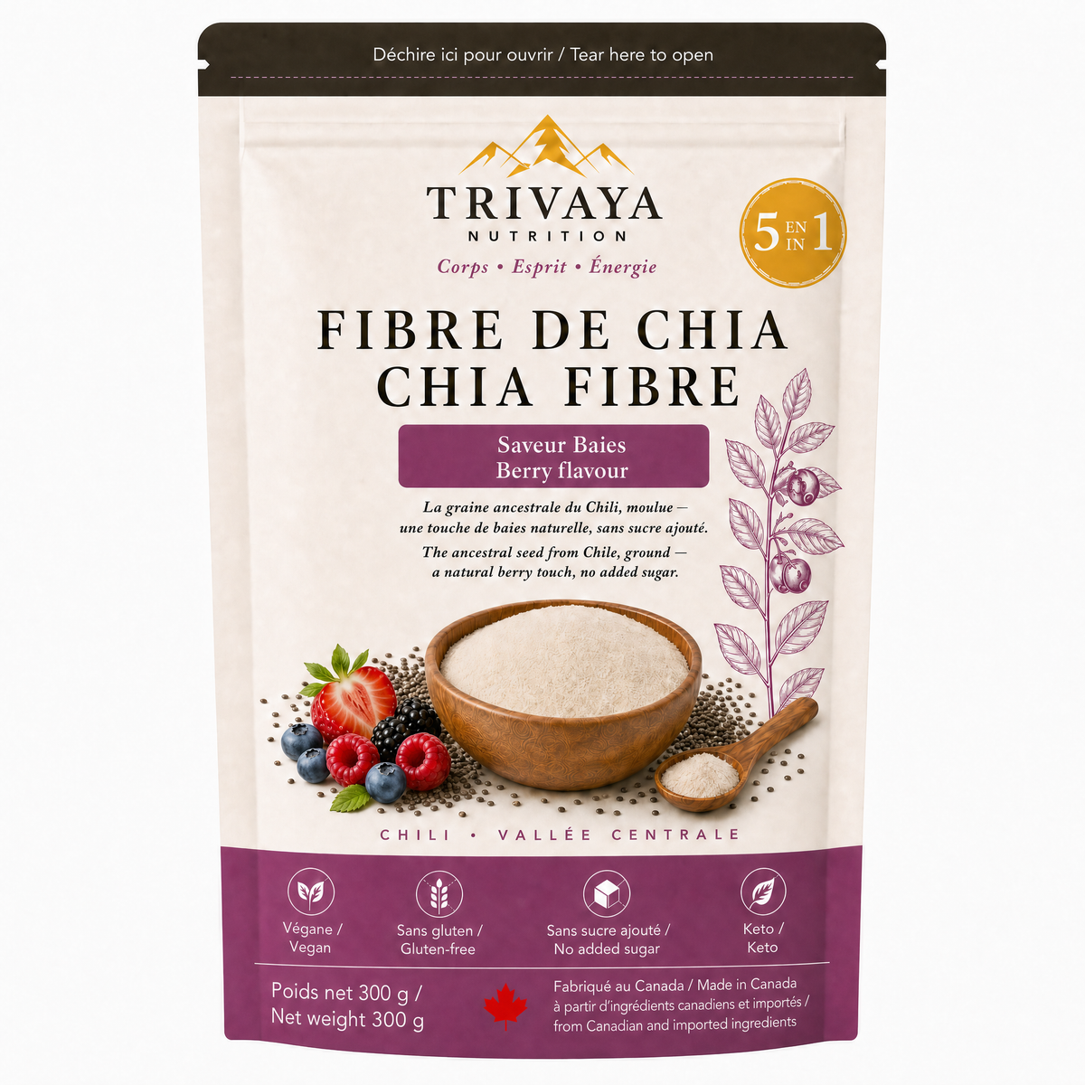 Fibre de Chia 5 en 1