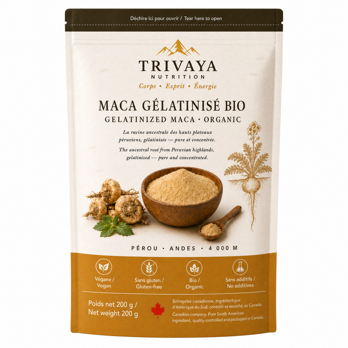 Maca Gélatinisé Bio