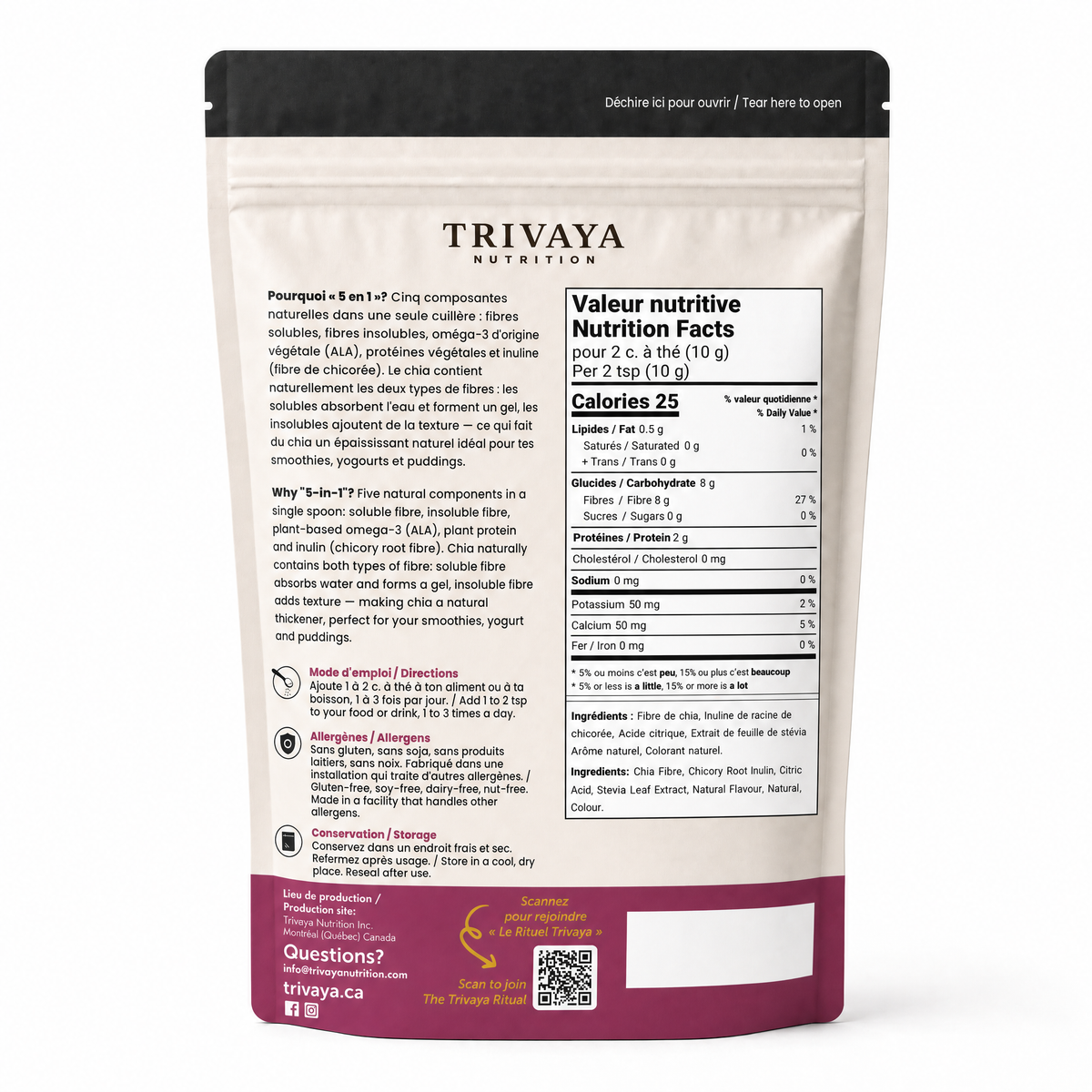 Fibre de Chia 5 en 1