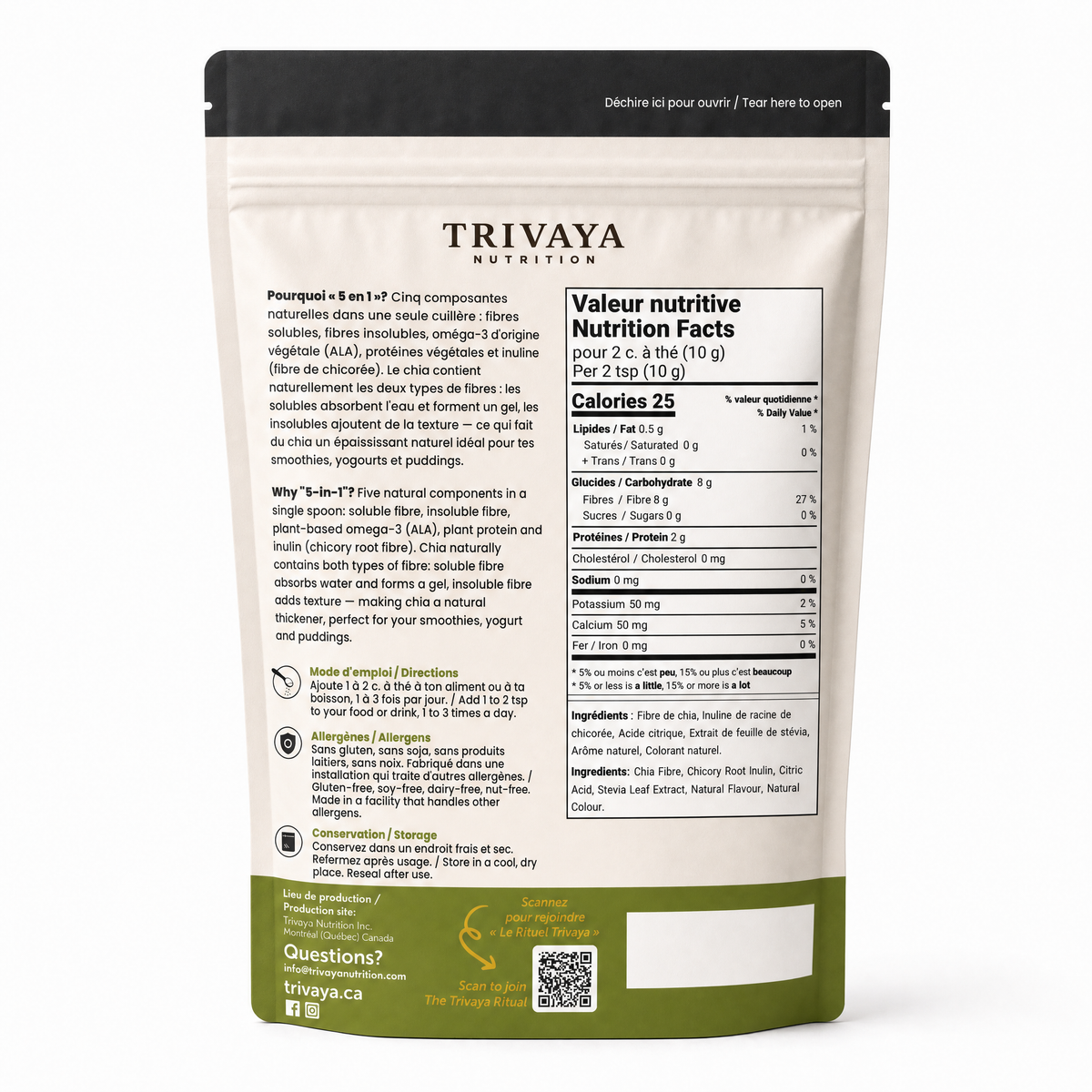 Fibre de Chia 5 en 1