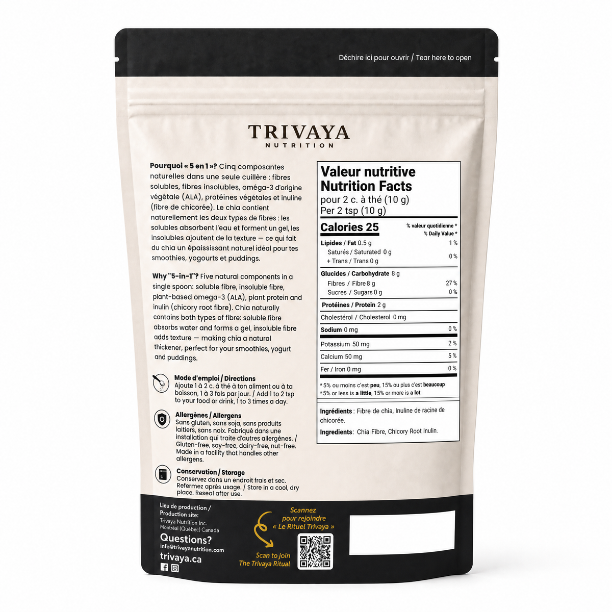 Fibre de Chia 5 en 1