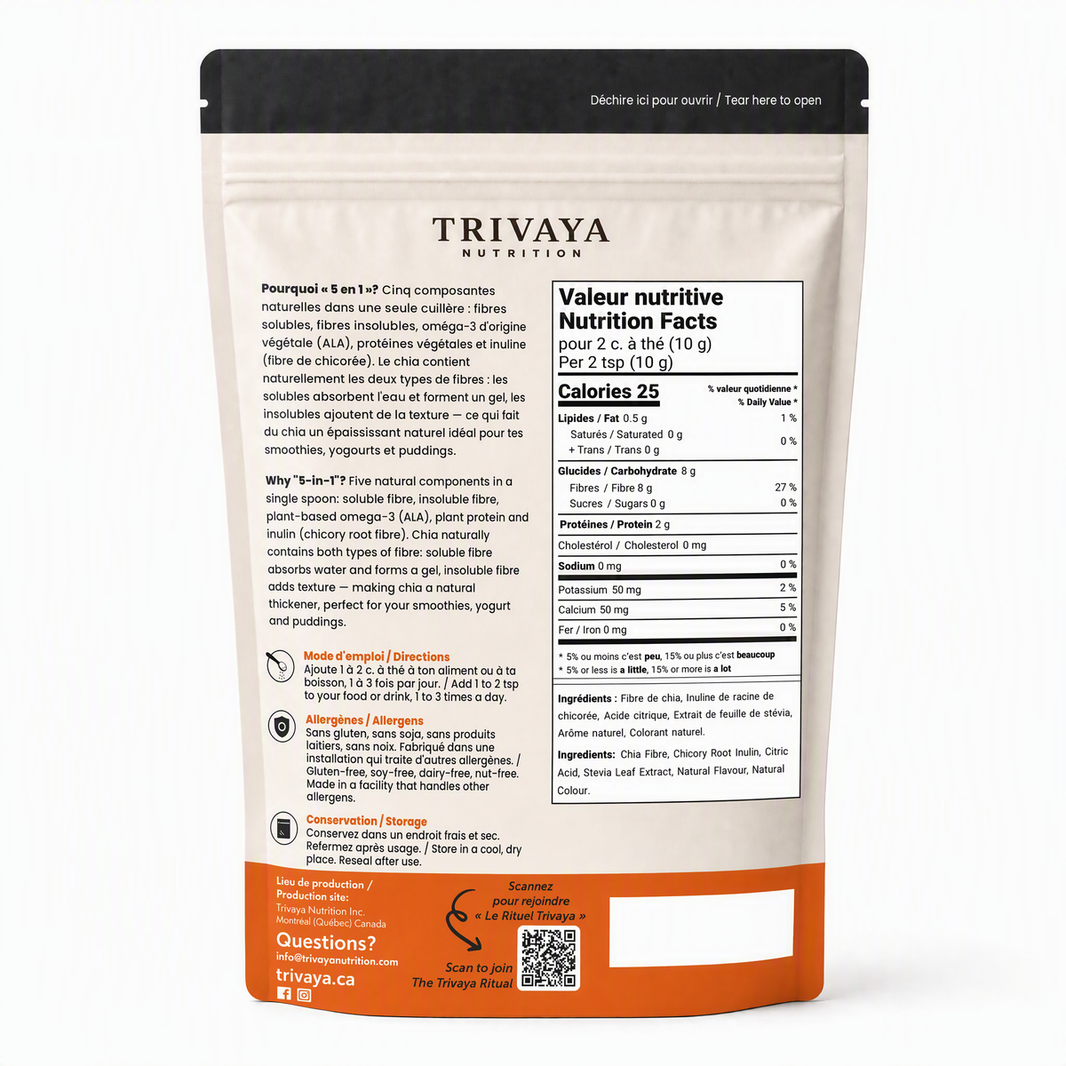 Fibre de Chia 5 en 1